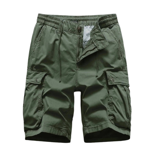 L'MONTE Imported Men's  Green Cotton Cargo Shorts My Store