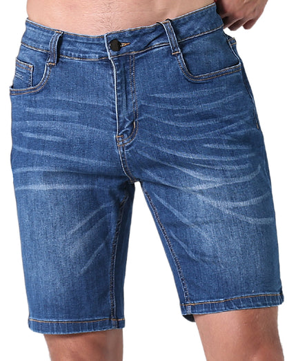 L'MONTE Men's Premium Stretchable Denim Shorts My Store