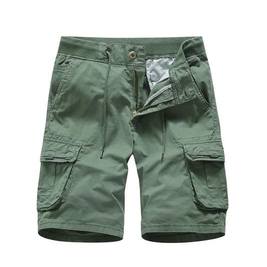 L'MONTE Imported Men's Cotton Green Cargo Shorts Lmonte International