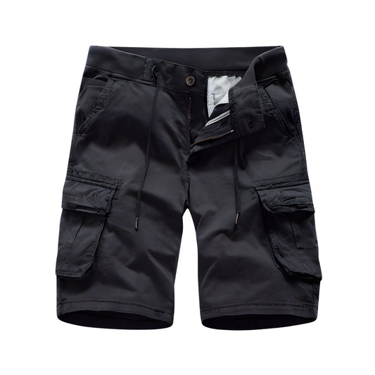 L'MONTE Imported Men's Cotton Black Cargo Shorts My Store