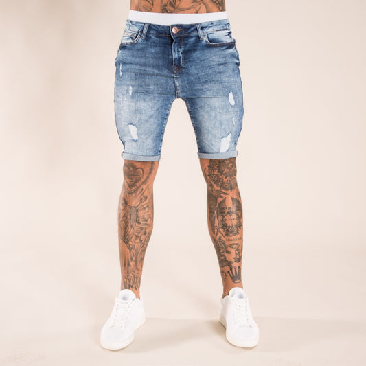 L'monte Distressed Super Skinny Shorts My Store