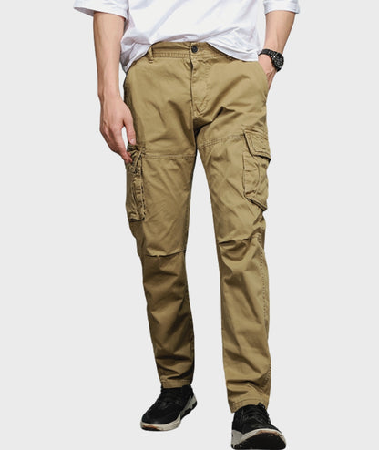 L'MONTE Imported Men's Regular Fit Casual Khaki Cotton Cargo Joggers My Store